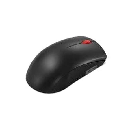 (Refurbished) Lenovo 150 Wireless Compact Mouse, 1K DPI Optical sensor, 2.4GHz Wireless NanoUSB, 10m range, 3button(left,right,scroll) upto 3M left/right clicks, 10month battery, Ambidextrous, Ergonomic, GY51L52638